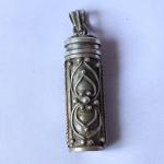 Silver Ghau Cylindrical Pendant